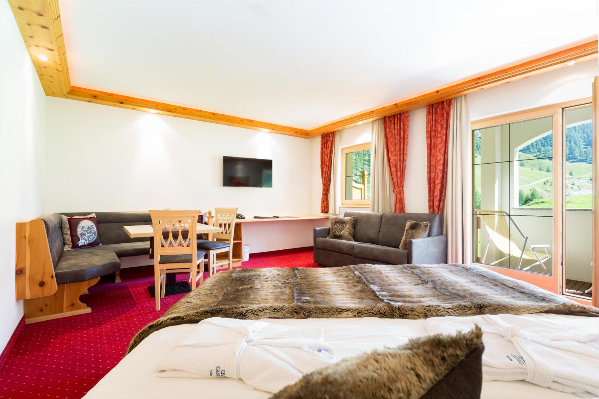 Chasa Castello Relax & Spa Samnaun Værelse billede